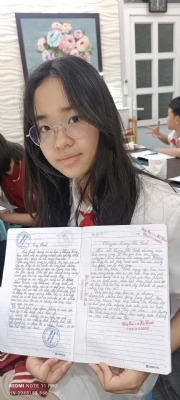 Tốc ký bút bi học sinh lớp 5 lên lớp 6